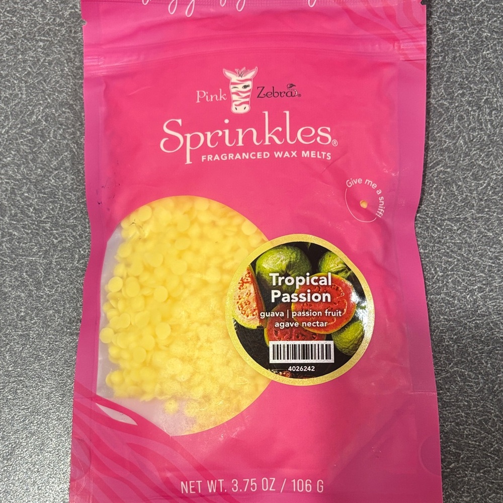 Pink Zebra Sprinkles Wax Melts - Tropical Passion